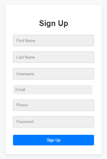 Sign-Up Form
